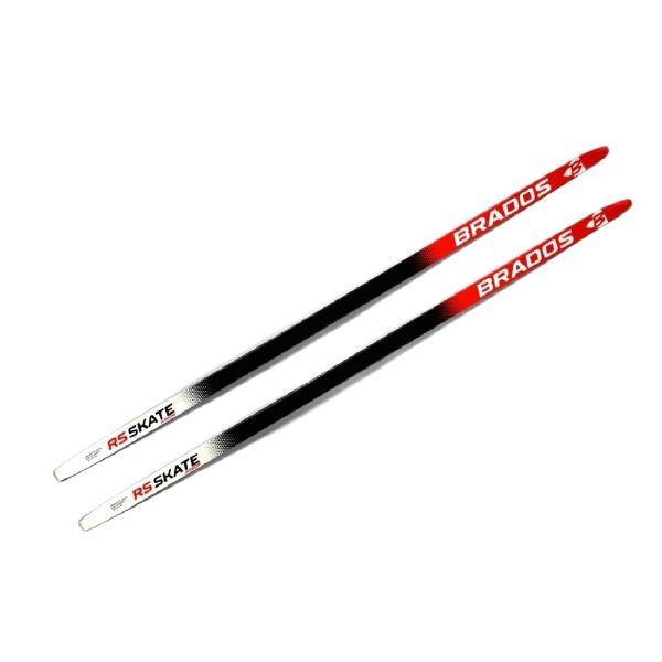 Беговые лыжи STC Brados RS Skate JR без насечек, красный, 151 см