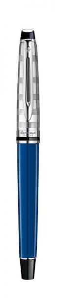 Ручка роллер WATERMAN Expert DeLuxe (1904592) Obsession Blue CT (F) чернила: черный